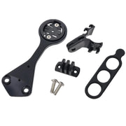 Aluminium computer mount for Pinarello F, angled view