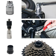 Bike repair tool kit crank extractor