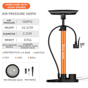 WEST BIKING 160PSI steel bike pump - handle detail