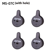 ZTTO Semi-Metallic Disc Brake Pads — MS-07 hole-drilled variant