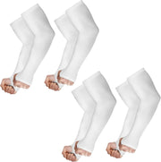 Cycling arm sleeves fingerless end detail