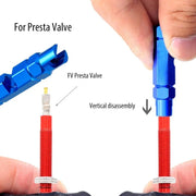 3-in-1 valve core remover tool - angle view