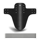 Carbon-Pattern Rear Fender — ultralight rear fender with carbon-fibre pattern finish