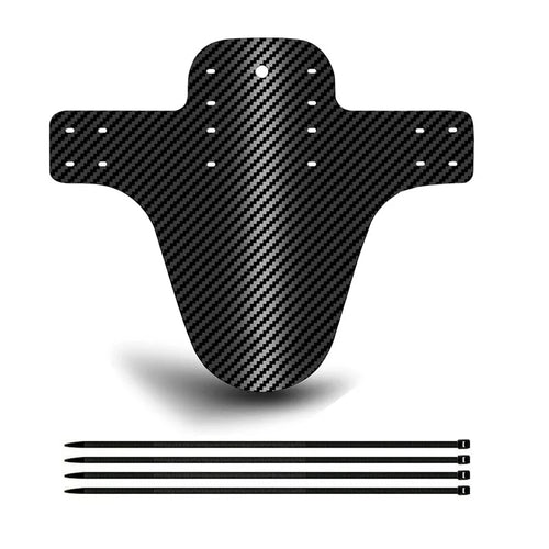 Carbon-Pattern Rear Fender — ultralight rear fender with carbon-fibre pattern finish