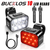 BUCKLOS COB &amp; LED Front/Rear Light Combo