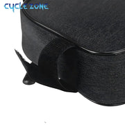 Triangle bag velcro straps shown in detail