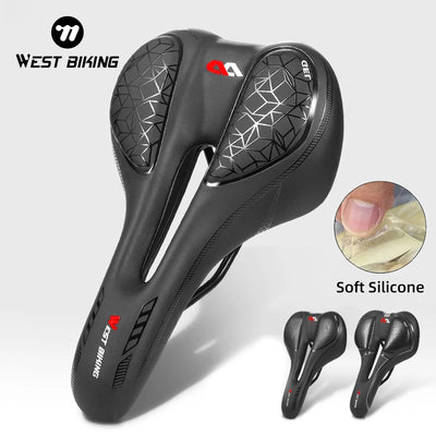 WEST BIKING Gel Cushion MTB Saddle