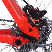 Hydraulic disc brake piston retainer spacer fitted between brake pads