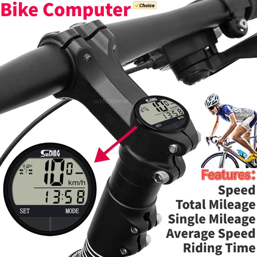 ALLOYSEED wireless bike computer, main product photo