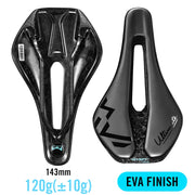 RYET 3D printed carbon saddle 143mm width