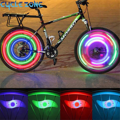 LED Wheel Spoke Lights — 4-Mode Night Riding Safety Lights