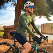 Bib shorts worn while riding