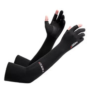 UV Sun Protection Cycling Gloves, Long Cuff