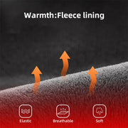YKYWBIKE winter cycling gloves - red colourway