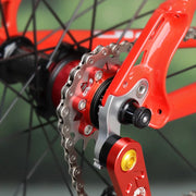 MUQZI cassette cog red colour detail