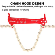 TOOPRE chain wear gauge silver finish