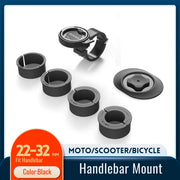 Phone mount in black finish
