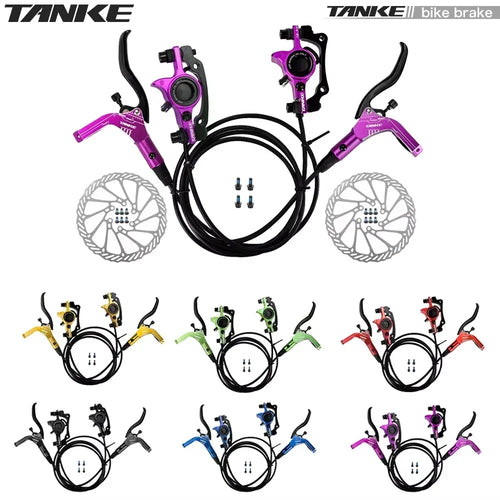 TANKE Hydraulic Disc Brake Set — aluminium alloy lever and caliper