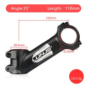 LUNJE stem on road bike