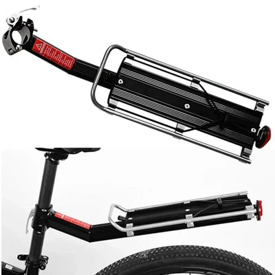 Aluminum Rear Cargo Rack — Quick Release