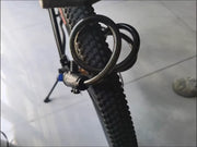 Heavy-Duty Chain Lock in a saddle bag