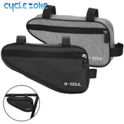 Cycle Zone top tube triangle bag in black