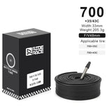 RIDERACE Butyl Inner Tube — 700C