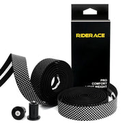 RIDERACE dot gradient handlebar tape purple colourway