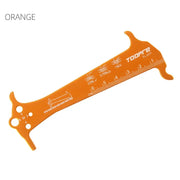 TOOPRE chain wear gauge blue finish