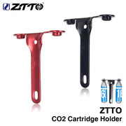 ZTTO CO2 cartridge holder mounted on bottle cage