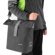 Rack bag hooks and rear mounting strap