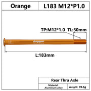 HEPPE Ultralight Thru Axle 12mm - product photo 15