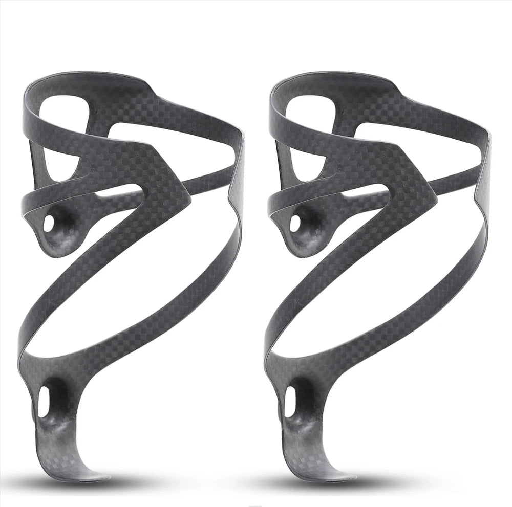 HUALONG 3K Carbon Fiber Bottle Cage — full 3K carbon fiber weave