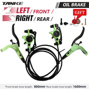 TANKE Hydraulic Disc Brake Set — red color option