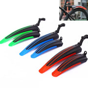 PVC Front & Rear Mudguard Set — flexible PVC mudguard set fitting 20–26 inch wheels
