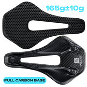 RYET 3D printed carbon fibre saddle plastic base finish