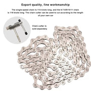 RIDERACE Ultralight Chain — 8-12 speed compatibility