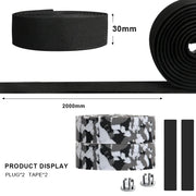 EVA handlebar tape - bar end plug detail