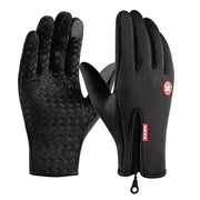 Winter Thermal Touchscreen Cycling Gloves used while skiing