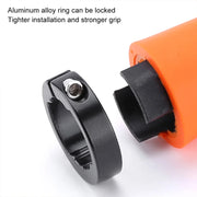 Lock-On MTB Grips 22.2mm — rubber grips with aluminium lock ring for 22.2mm bars