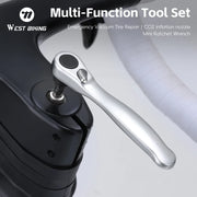 WEST BIKING 15-in-1 wrench kit - close-up detail