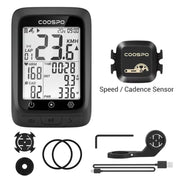 Coospo BC107 bike computer, mount options