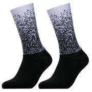Anti-slip cycling socks - flat lay