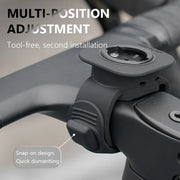 Universal silicone strap mount