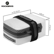 ROCKBROS Waterproof Mini Saddle Bag — 0.4L rainproof polyester saddle bag