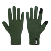 YKYWBIKE winter cycling gloves - touchscreen fingertip detail