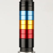 Aluminum headset spacer on carbon fork