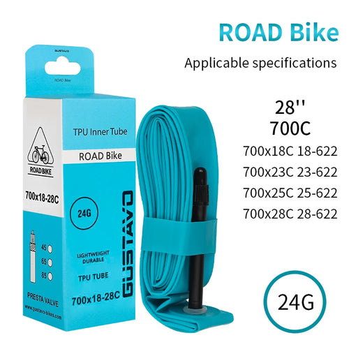 GUSTAVO Ultralight TPU Inner Tube — 24g TPU construction