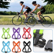 Reflective strap worn crossed over the body