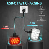 BUCKLOS Front &amp; Rear Light Set — USB Rechargeable